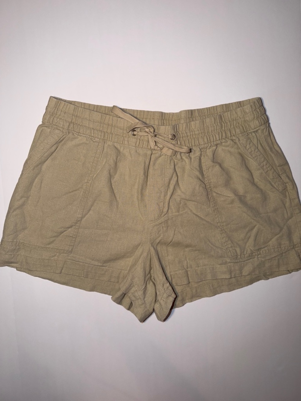 GAP Women's Khaki Drawstring Casual Shorts